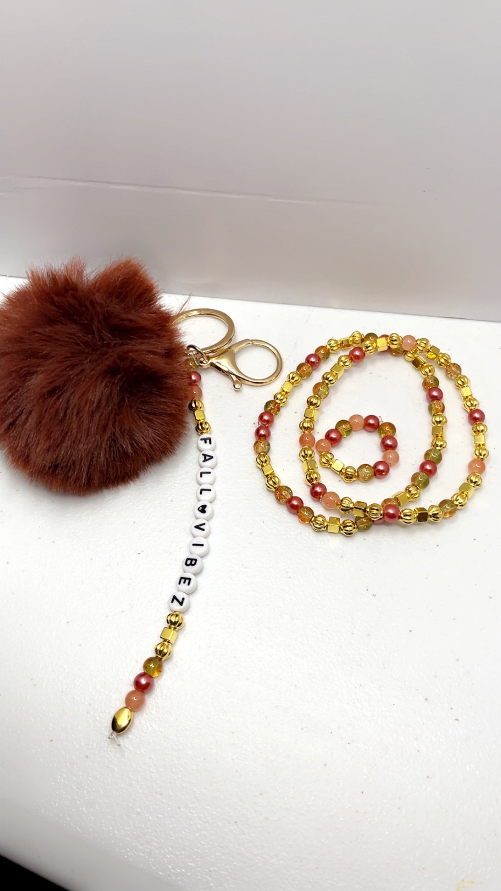Fall Vibez Keychain Set