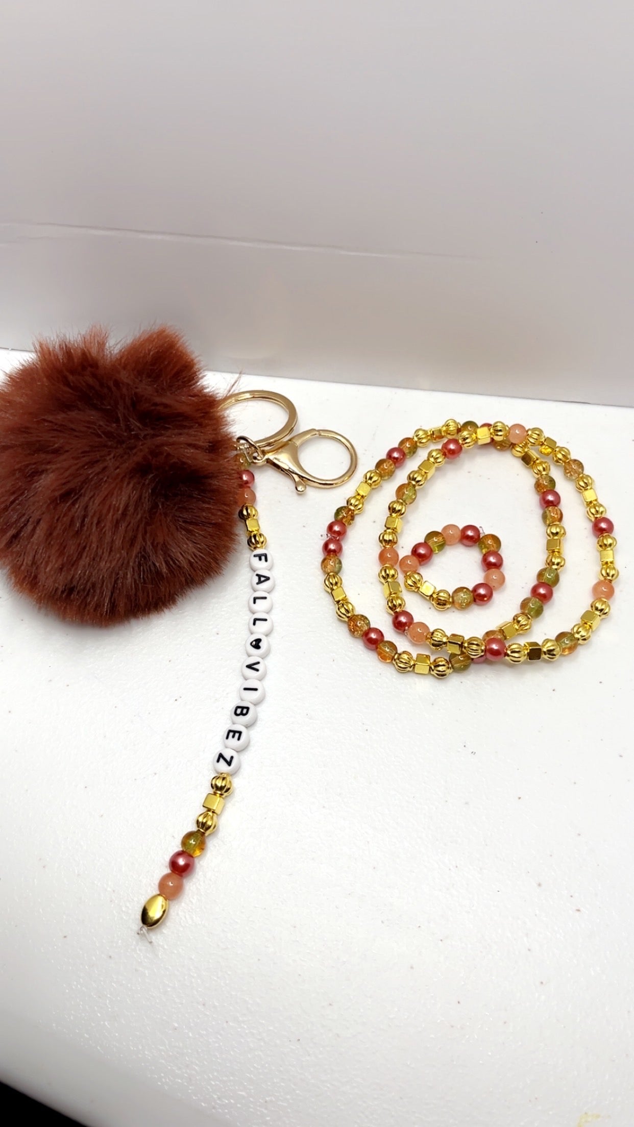 Fall Vibez Keychain Set